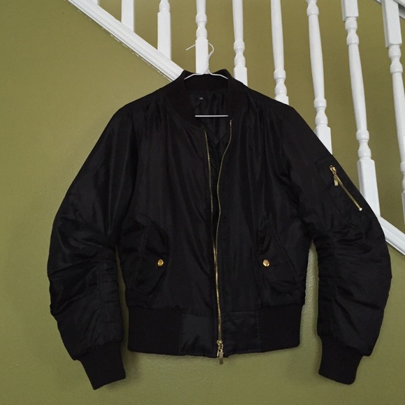 Black bomber Jacket