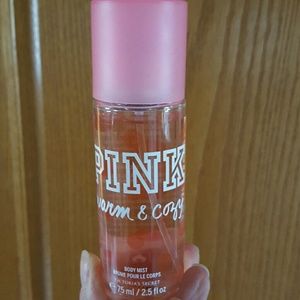 Pink body mist
