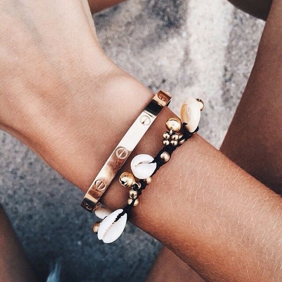 Love Cuff Bangle Bracelet