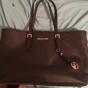 Large black Michael kors tote.
