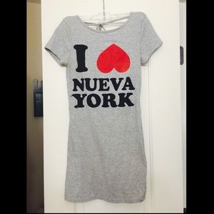 Cute open back grey dress