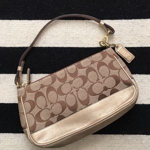 Classic Gold Coach Mini Bag