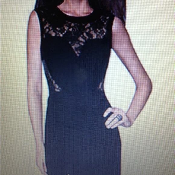 Black lace evening gown/ prom dress