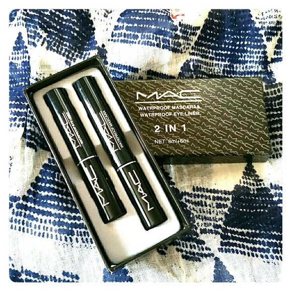 MAC waterproof mascara and liquid eyeliner