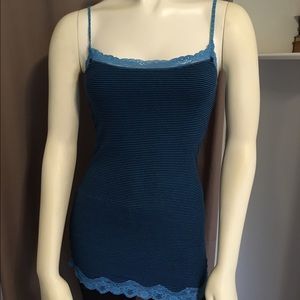 AE Blue Striped Tank