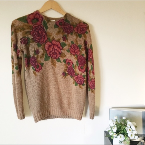 UO Knit Rose Garden Sweater