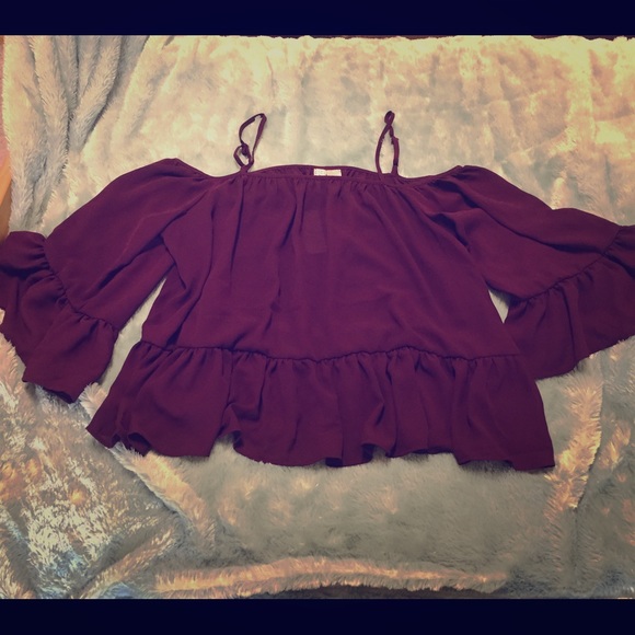 Eggplant blouse