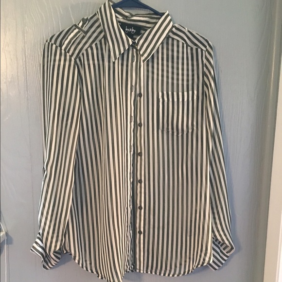 Button down see thru top