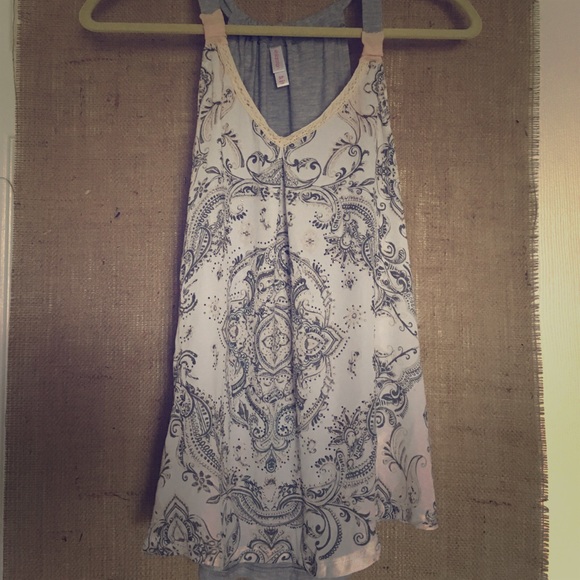 Flowy paisley tank