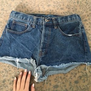 High Waisted Jean Shorts