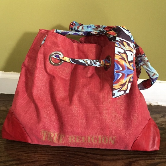 True religion material bag
