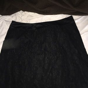 Black Lace Skirt