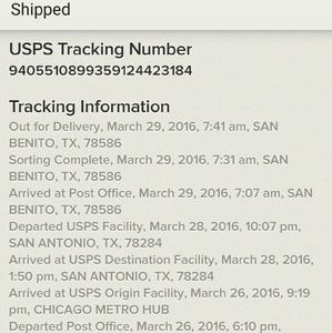 Authentic LV wallet & chantilly tracking