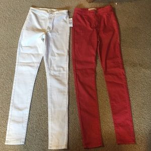 Bullhead uber high rise skinniest jeans