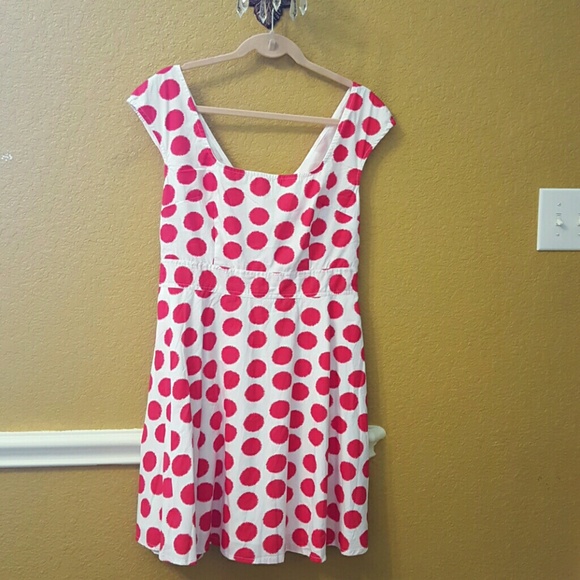 Eshakti Red polkadot dress