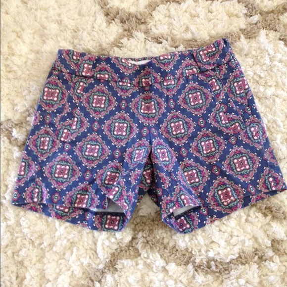 Jcrew printed shorts size 00