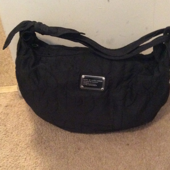 Marc Jacobs nylon black hobo bag