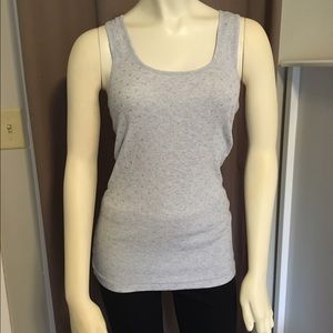 AE Blue Polka Dot Tank