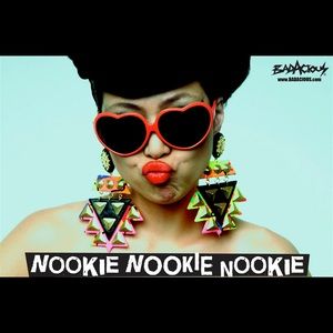 Badacious Nookie Nookie bright multicolor earrings