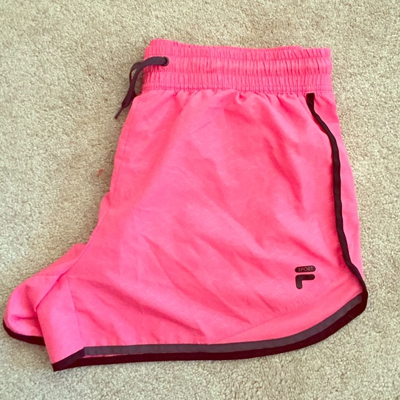 SOLD‼️Price Drop‼️ NWOT Pink Fila shorts