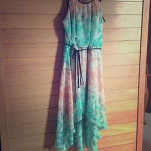 Bisou Bisou. Butterfly High/low Dress.