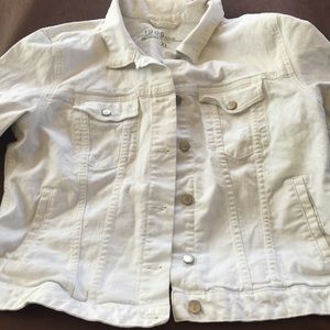 White Jean jacket