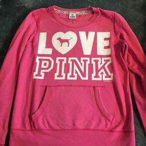 Love PINK sweatshirt☺️ (crew neck)