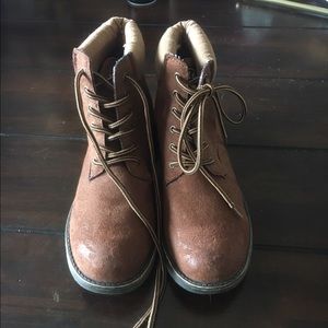 Brown Rocket Dog cuff boots