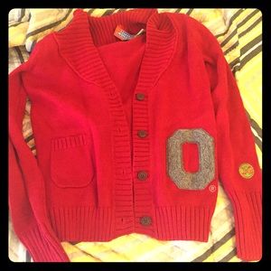 Ohio State University cardigan