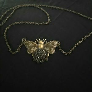 Honey bee necklace