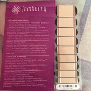Half a sheet of jamberry nail wraps