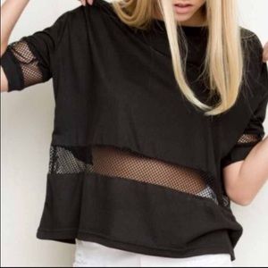 Mesh Cutout Top