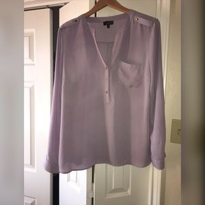 The Limited Lilac Purple Logan Blouse