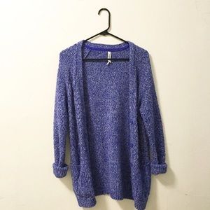 Purple marbled Cardigan