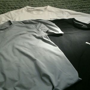 3 Mens Reebok  athletic shirts