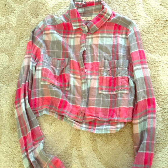 Hollister Tops - Hollister plaid shirt!