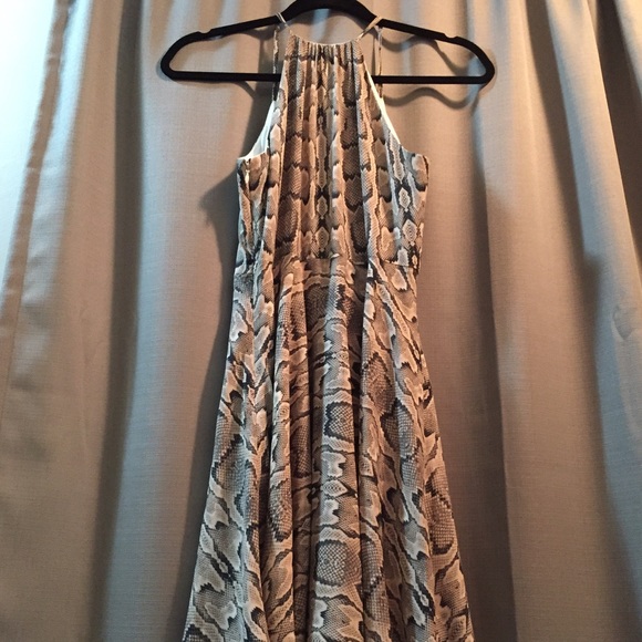 Express Snakeskin Patterned Dress - Picture 2 of 4