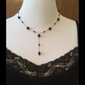 Dressy black necklace