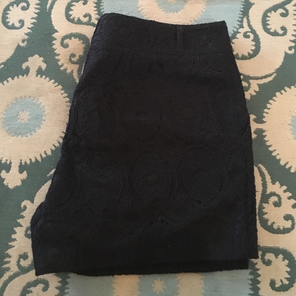 Elle Black Lace Shorts