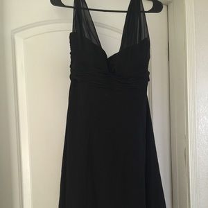 Prom Black sheer dress