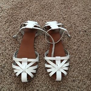White sandals!