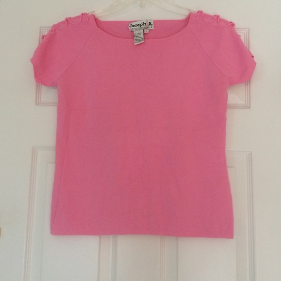 Joseph A Light pink top. Size XL/L