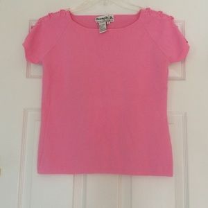 Joseph A Light pink top. Size XL/L