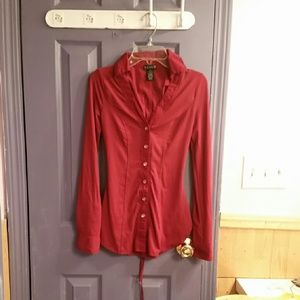 Cranberry blouse corset xsmall Venus  last day