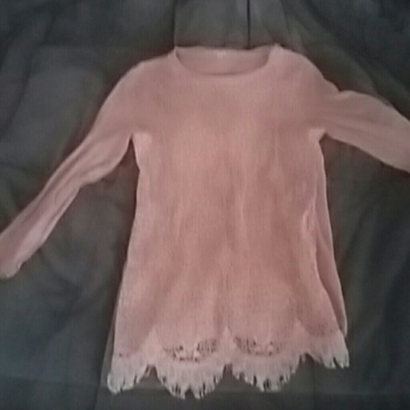 J. CREW long sleeved peach