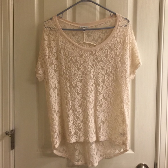 Ivory Lace Express Top