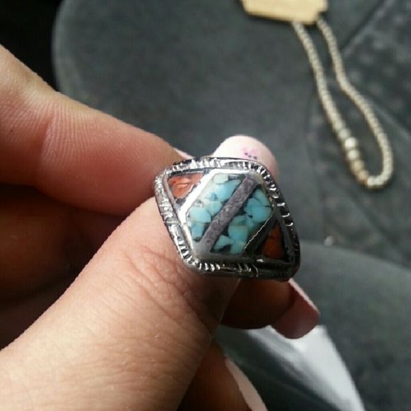 Mens turquoise ring - Picture 3 of 3