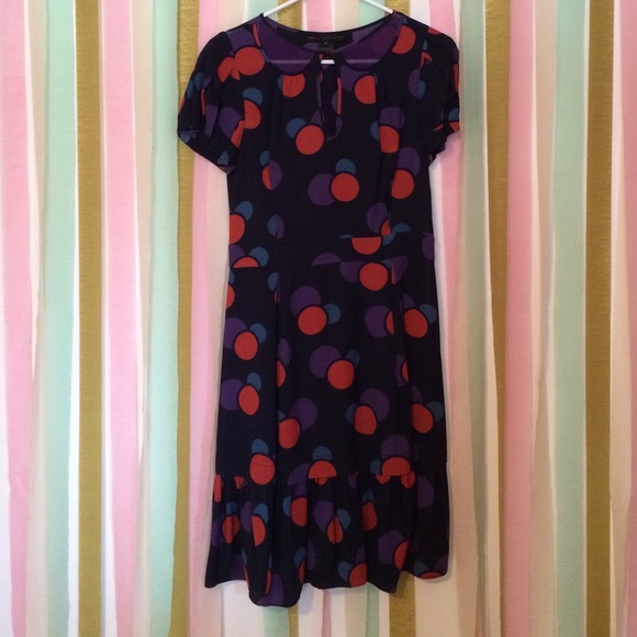 Marc by Marc Jacobs navy w/ polka dots dress
