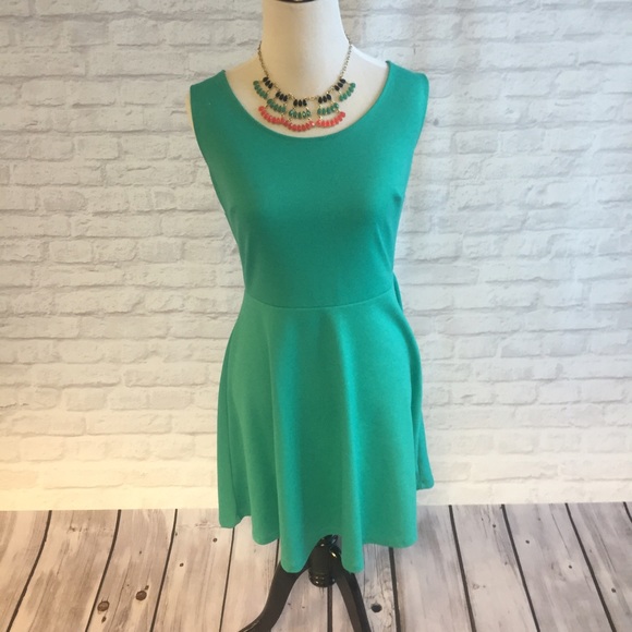 The Limited Dresses & Skirts - Turquoise Dress & Matching Necklace!
