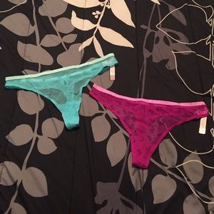 2 Victoria's secret thongs